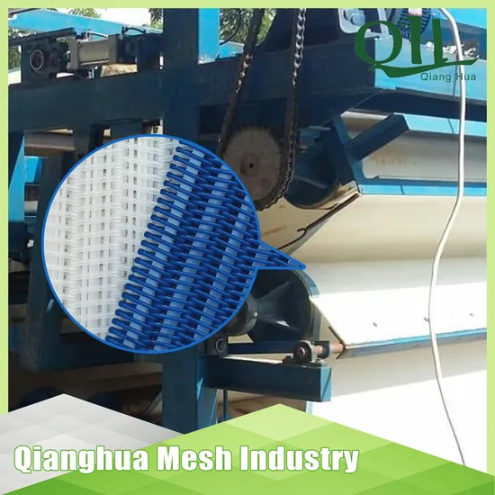 Coal Mine Processing Coal Washing Sludge Filtration Spiral Mesh Belt